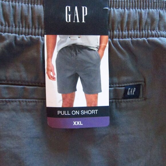 NWT- MENS GAP Gray Pull On Shorts size XXL - Picture 9 of 10